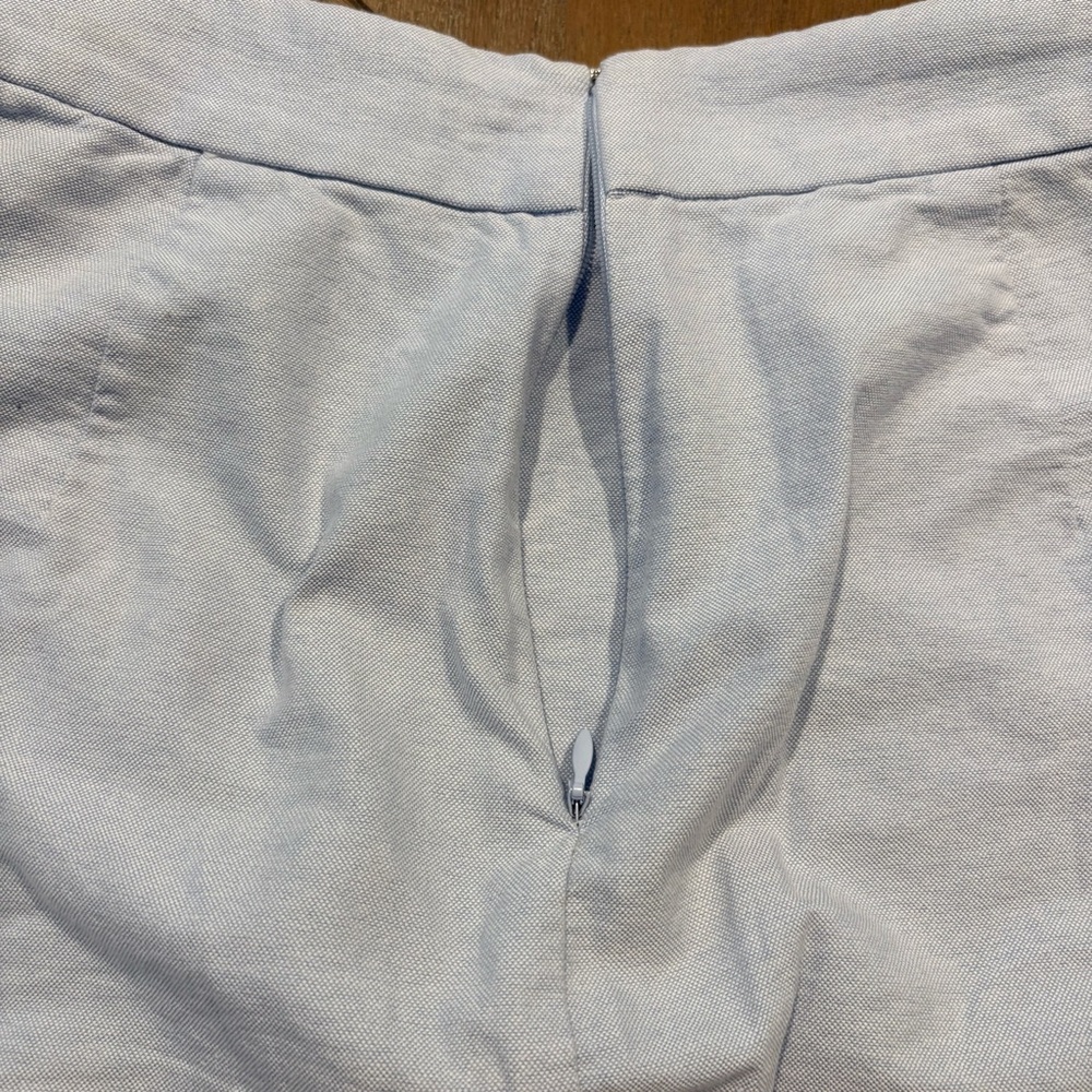 J. Crew Asymmetrical Light Blue Skirt Size 2 - Picture 7 of 8